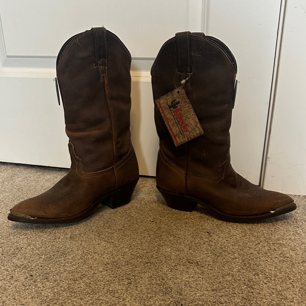 Woman’s Laredo Brown Heeled Western Boots